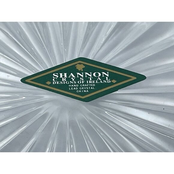 Designs of Ireland Round Cut Crystal Scalloped Dish Server 11.5" x 3" - Picture 9 of 11